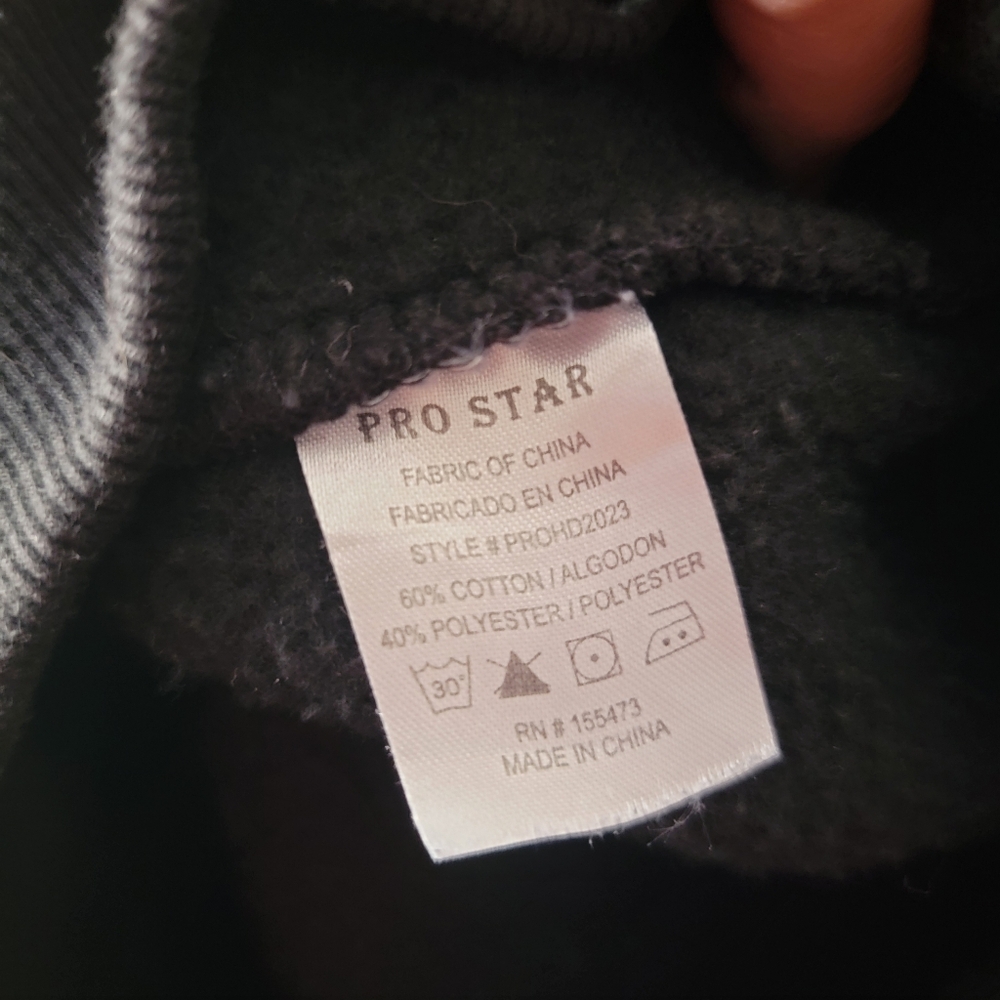 Pro Star Black Purple Yellow JID Graphic Sweatshirt Hoodie Hip-hop Rap Concert - Picture 5 of 6